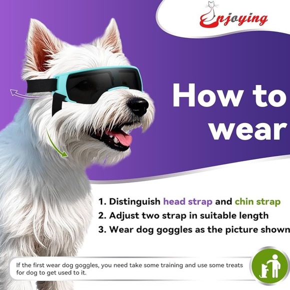 ✨BNWT - Dog/Cat/Rabbit Small Animal Breed Goggles
- Blue✨ - Picture 5 of 7